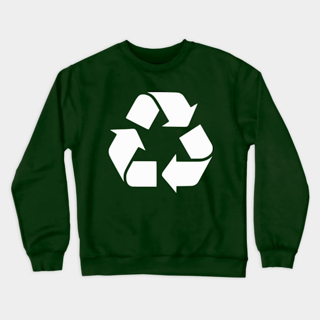 Recycling Logo Recycle Symbol Earth Day Boys Girls Men Women Crewneck Sweatshirt by Shopinno Shirts